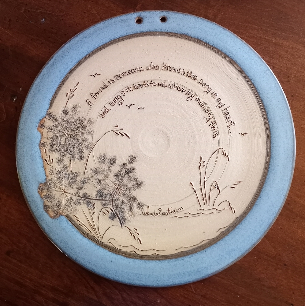 Pottery Plate Wall Hanging